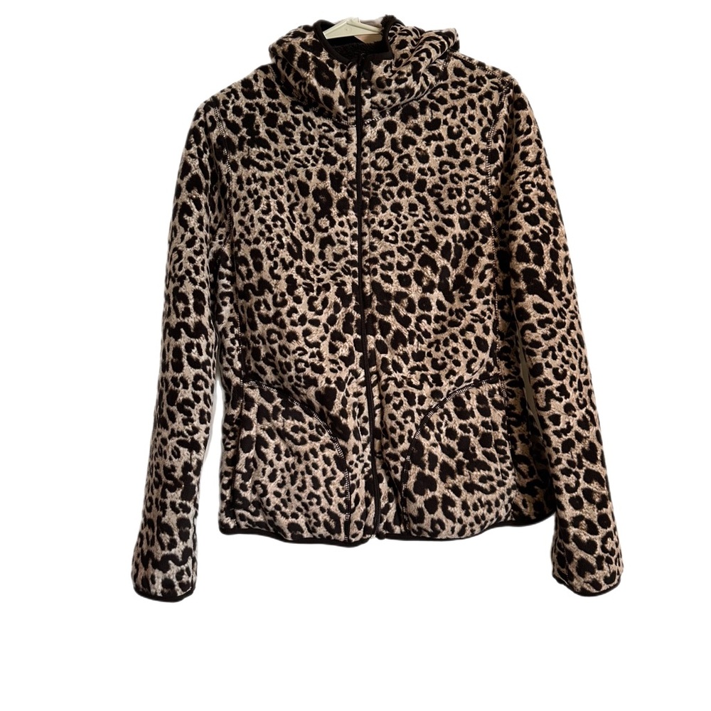 Cheetah Print Plush Hoodie